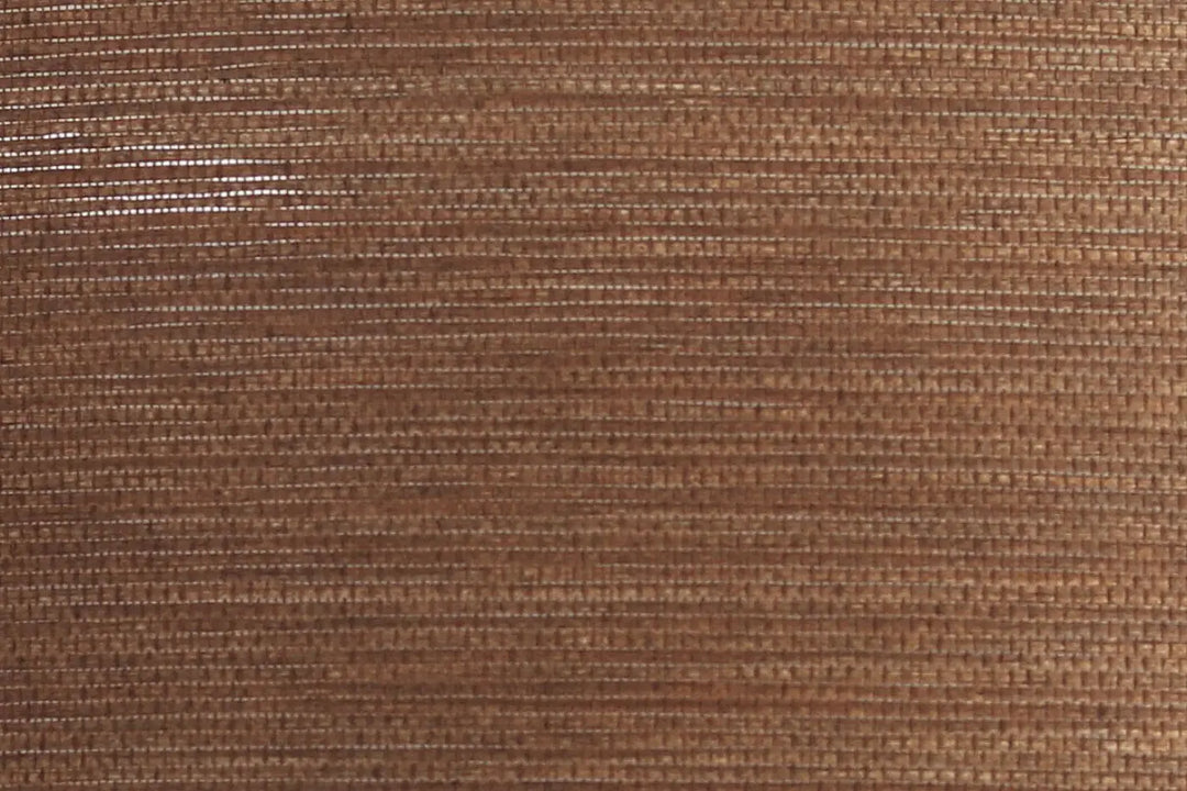 Luminaire plafonnier mesh marron en tissu marron tissé avec un motif linéaire texturé pour un charme moderne