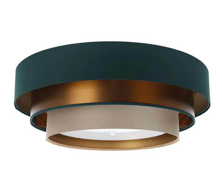 Plafond Triniti Elegant – Dark green/Beige/Copper