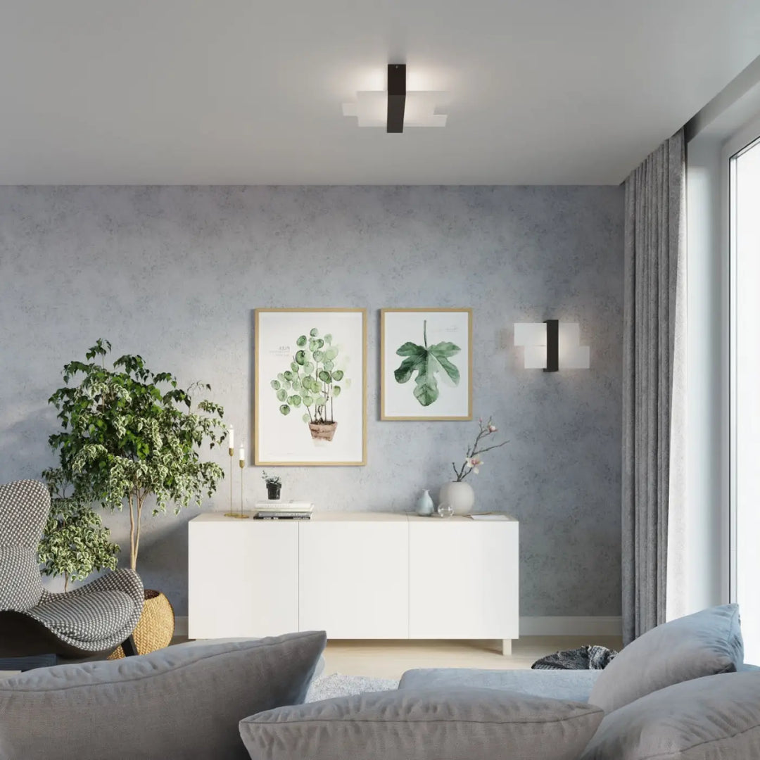 Luminaire plafonnier feniks 2 en wenge avec design intemporel salliant parfaitement à des lampes surprenantes moderne