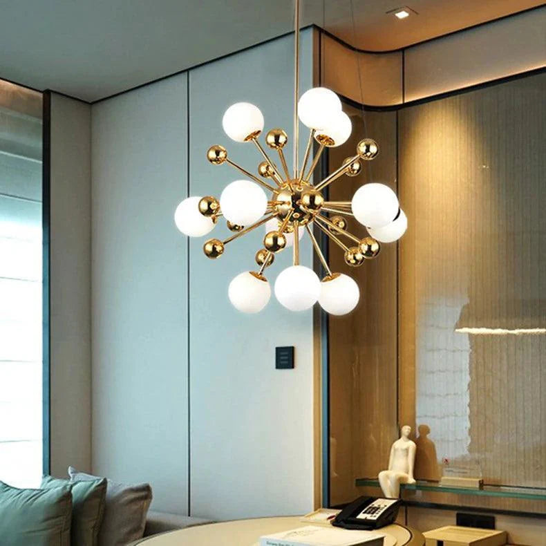 suspension luminaire boule verre