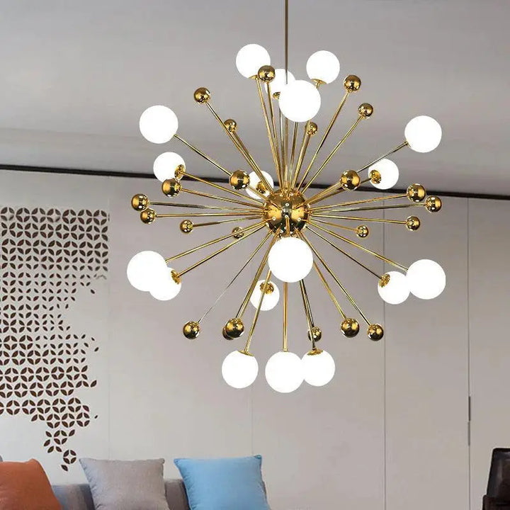 Luminaire Suspension Boule Design Forme Étoile