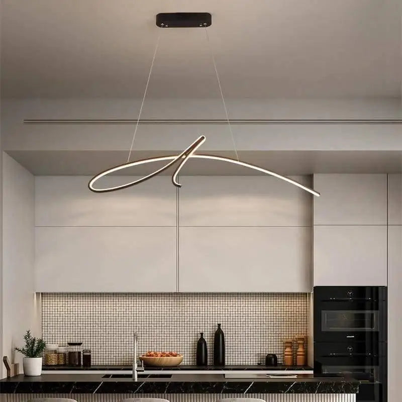 Luminaire Suspension Design Italien En Ruban