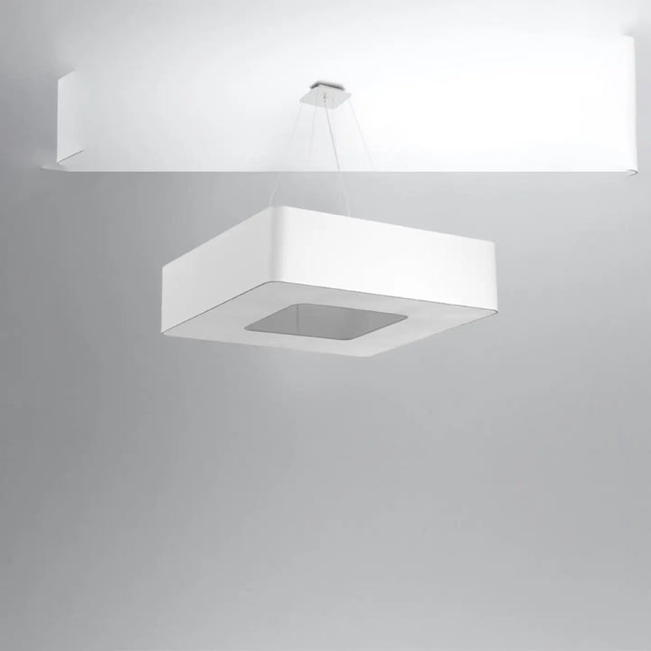 Lustre blanc éteint