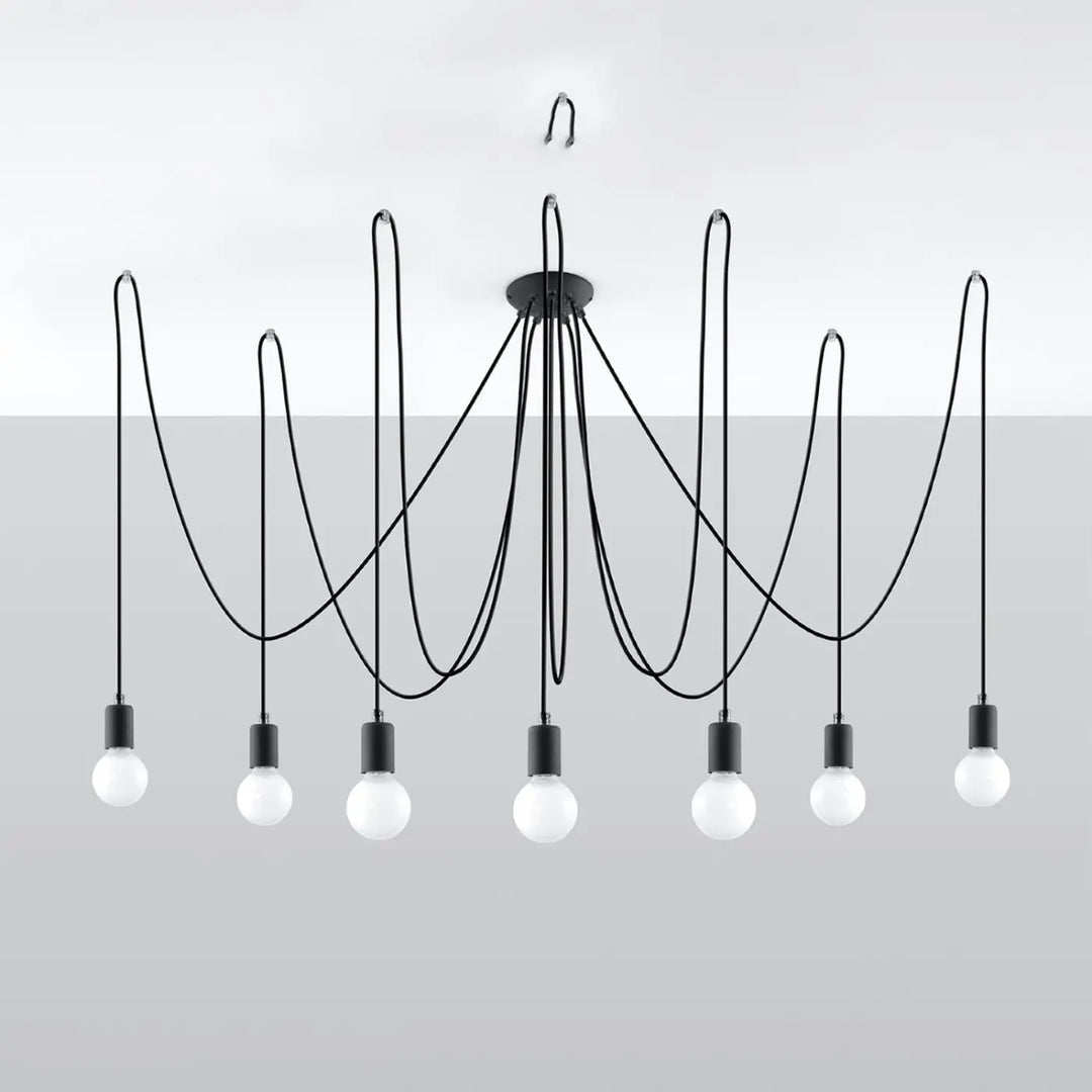 Lustre noir éteint