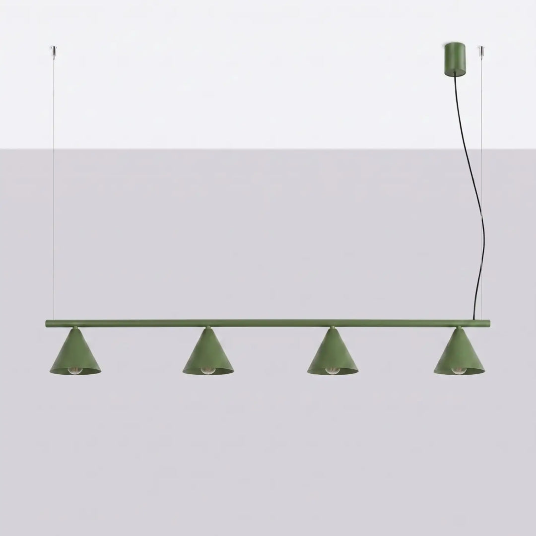 Lustre vert olive éteint
