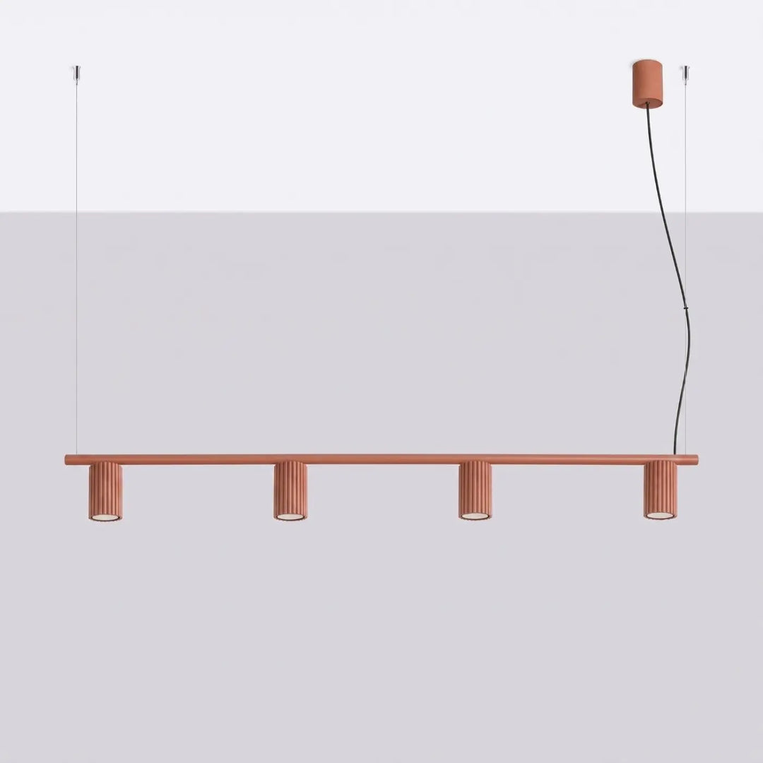 Lustre ocre rouge éteint