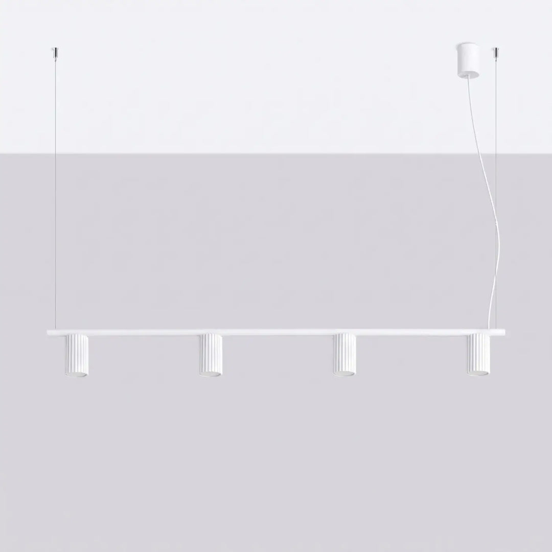 Lustre blanc éteint