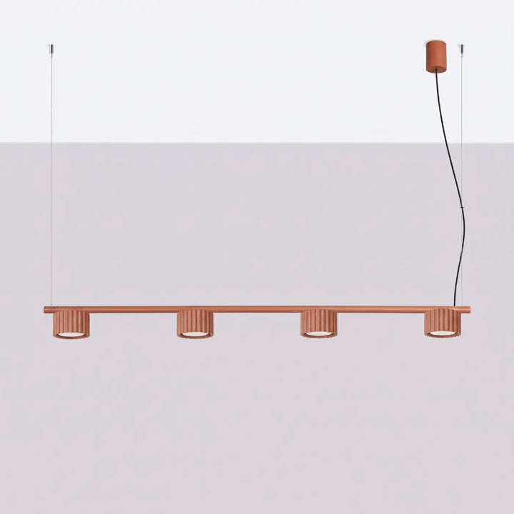 Lustre ocre rouge éteint
