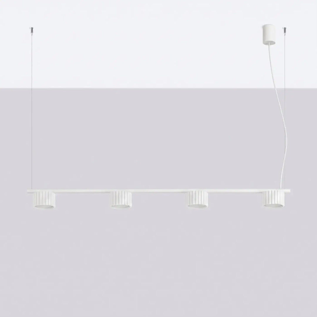 Lustre blanc éteint