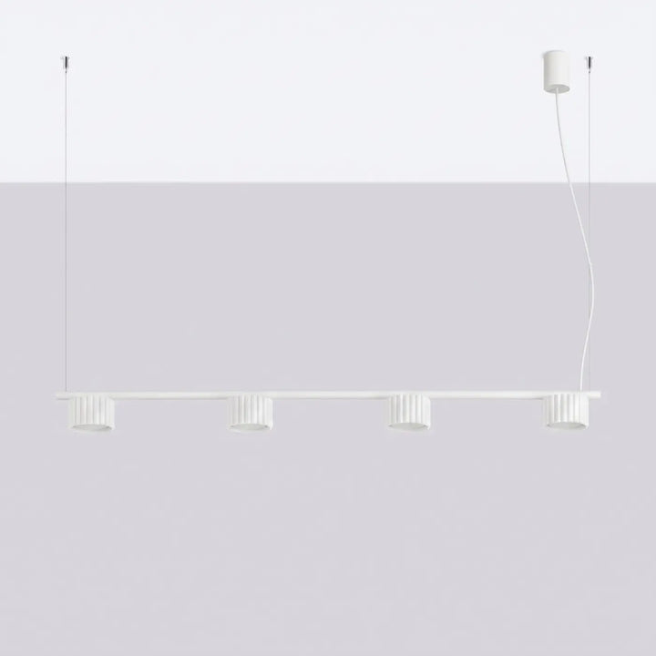 Lustre blanc éteint