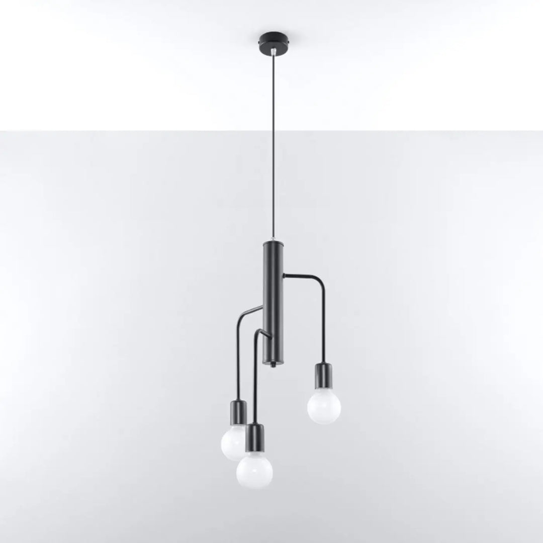 Lustre noir éteint