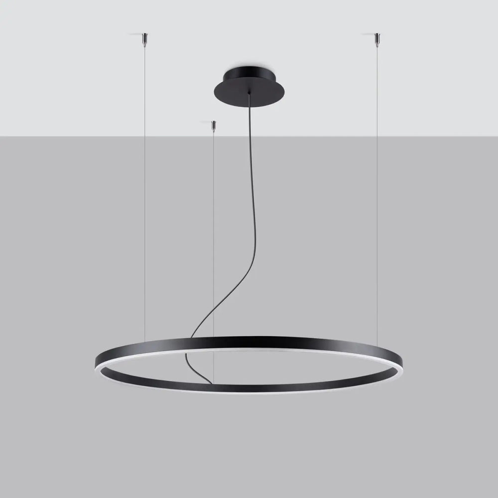 Lustre ODA noir éteinte, suspendu
