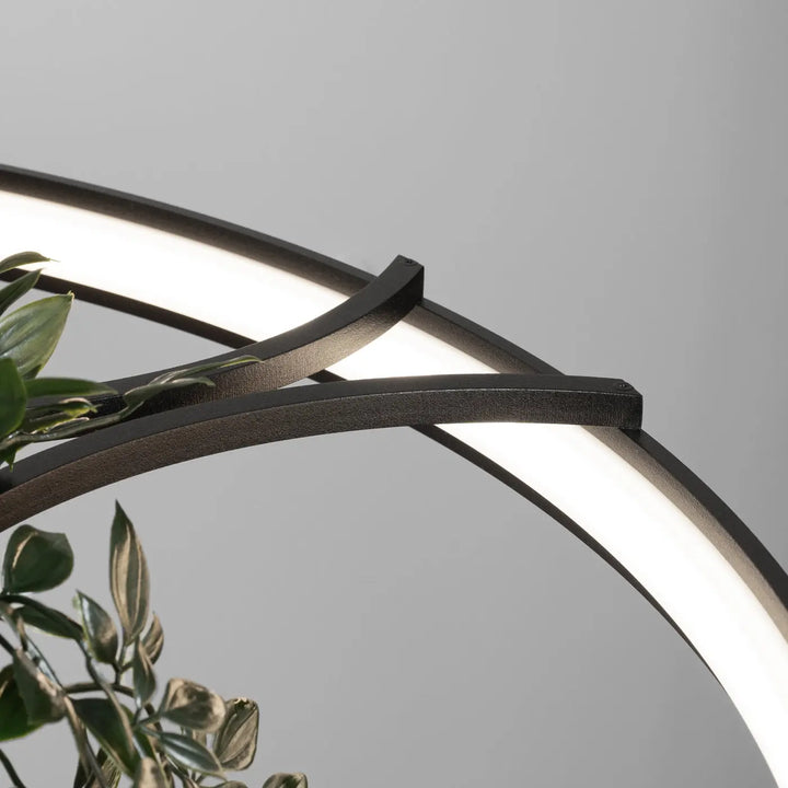 Lustre RIO BIO noir détail des plantes