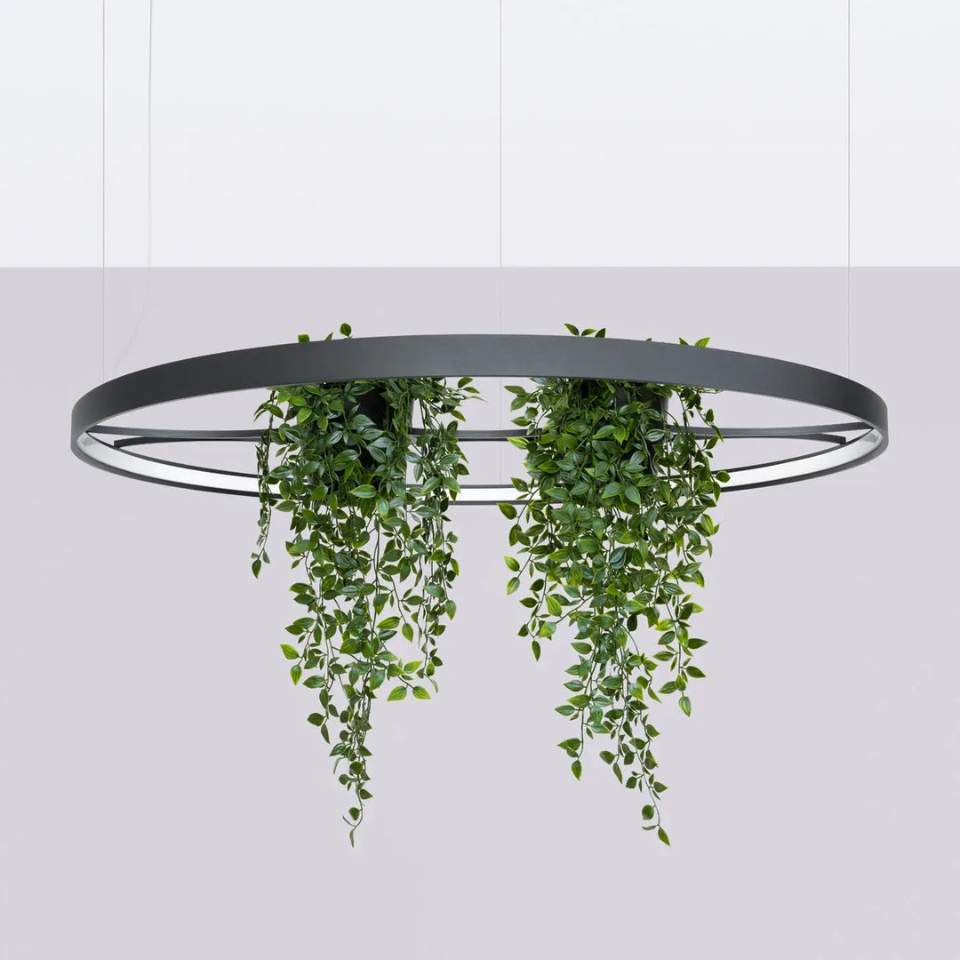 Lustre RIO BIO noir éteinte, suspendu
