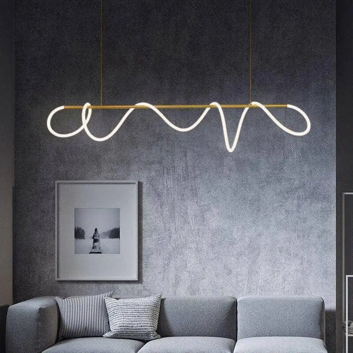 Lustre Led Suspension Design Géométrique