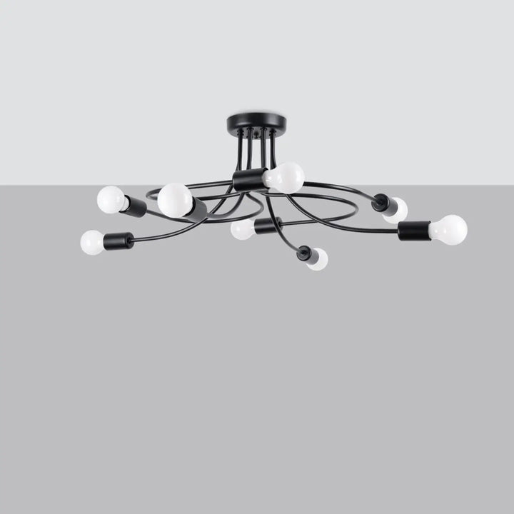 Lustre noir éteint