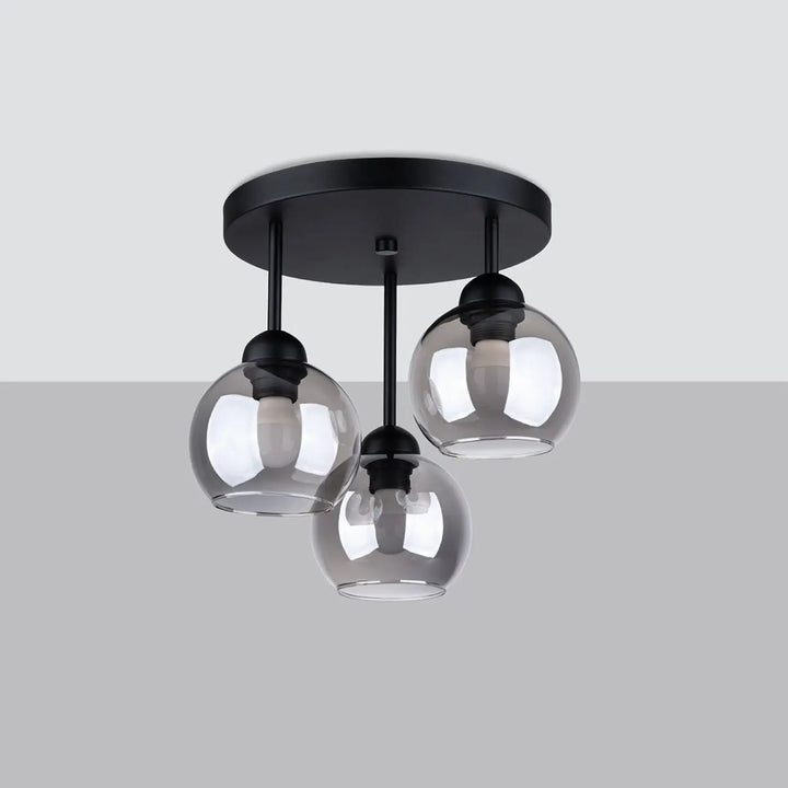 Lustre noir éteint