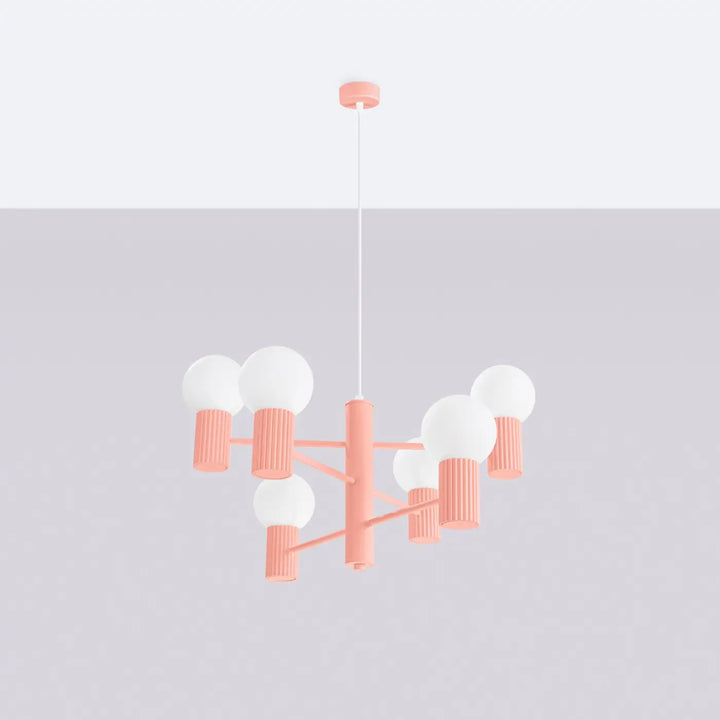 Lustre pêche éteint