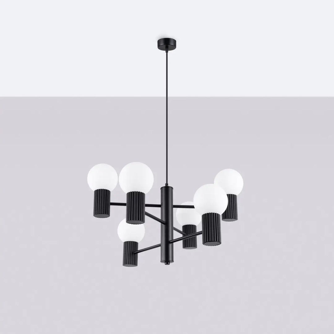 Lustre noir éteint