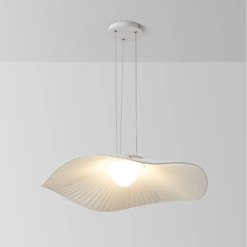 Modern Simple Fabric Led Pendant Lights Dining Room Nordic Chandelier Lamp Bar Hanging Lamp Home Decor Dimmable Lighting Fixtures