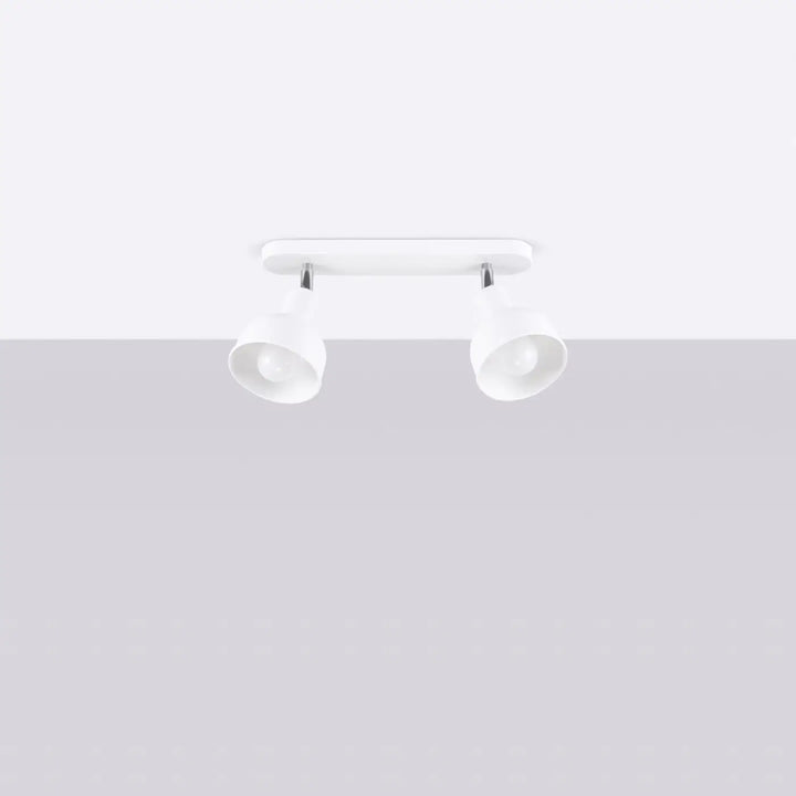 Luminaire plafonnier blanc éteint