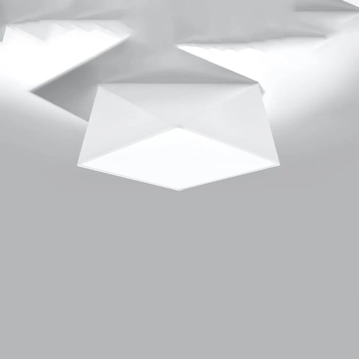 Luminaire plafonnier blanc éteint
