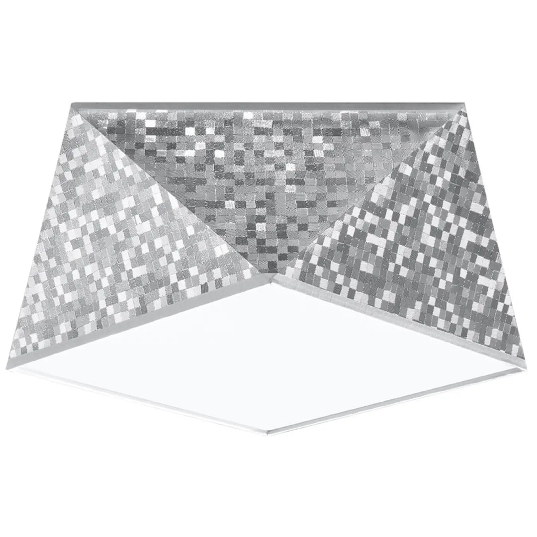 Luminaire plafonnier argent