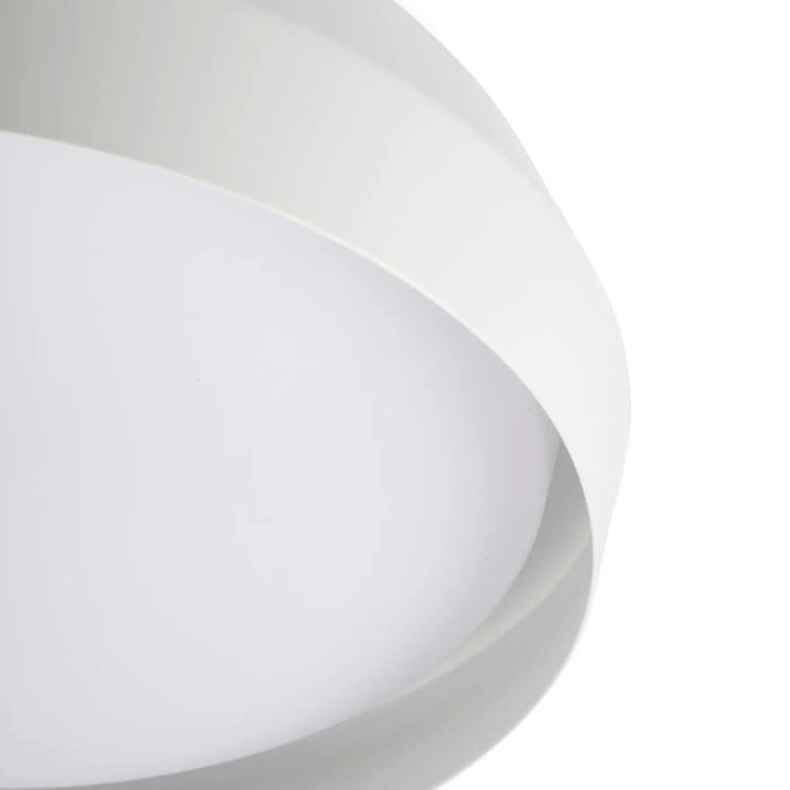 Détail du plafonnier Shoku blanc