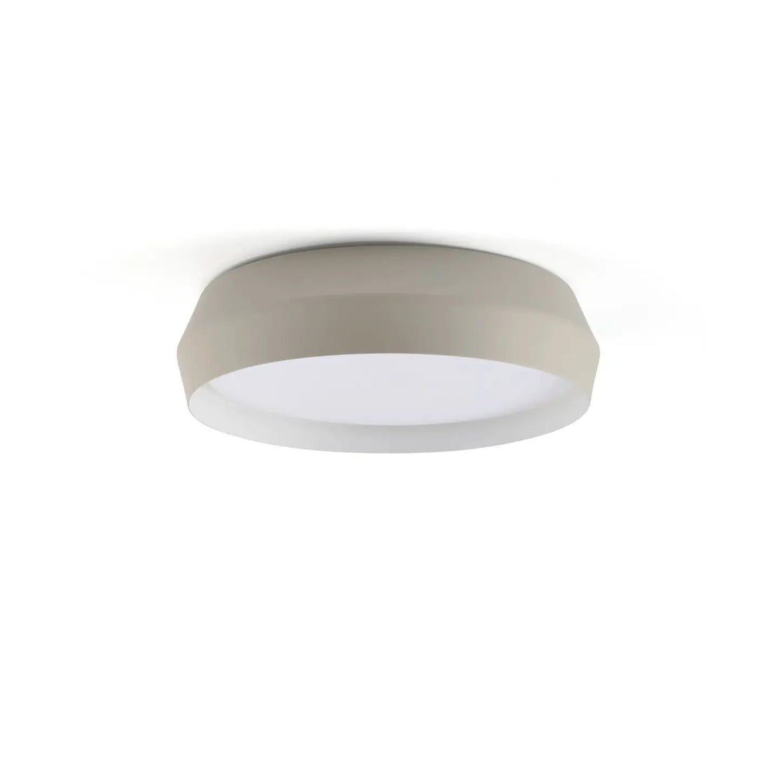 Plafonnier Shoku 35 cm gris et blanc de Faro Barcelona