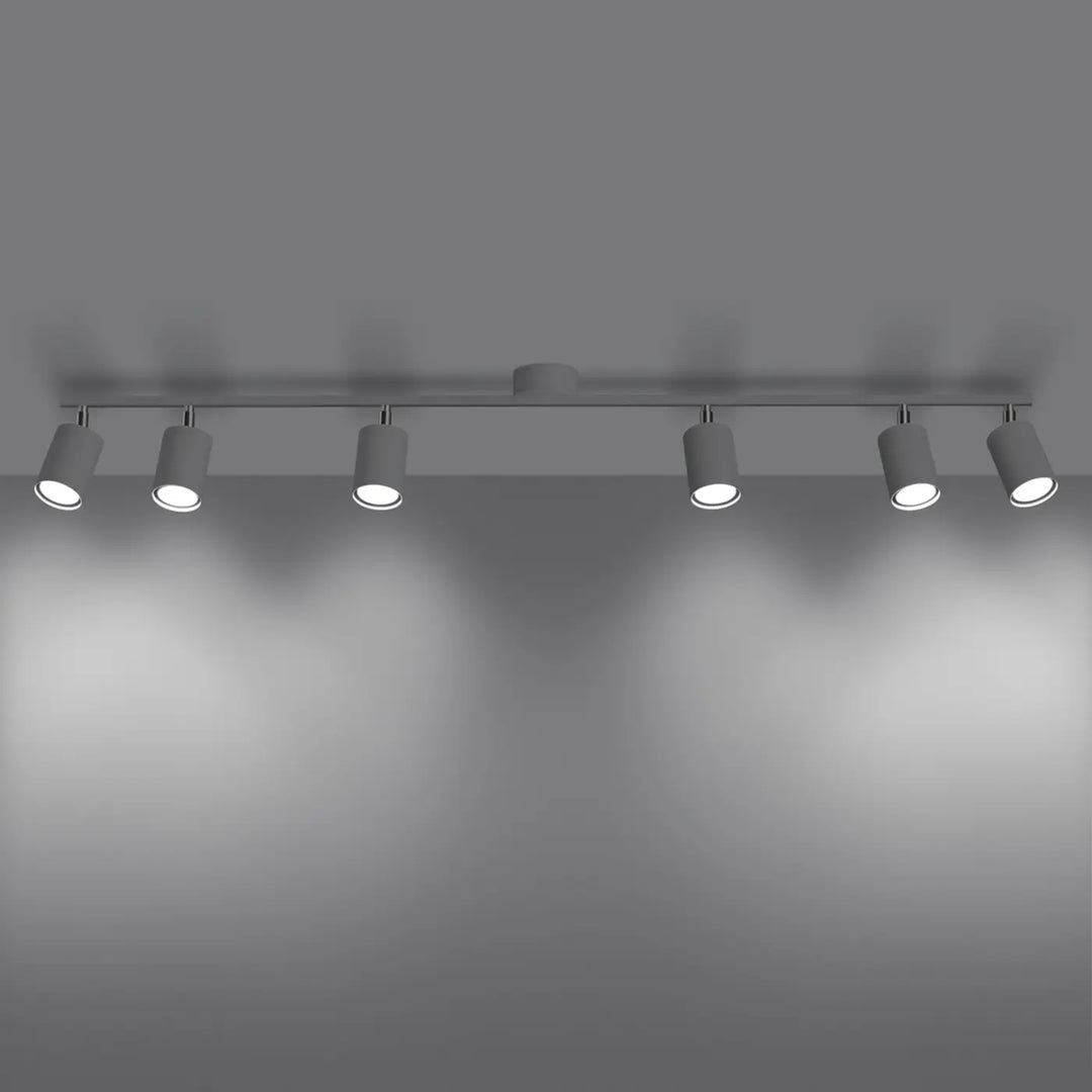 Luminaire plafonnier blanc allumé