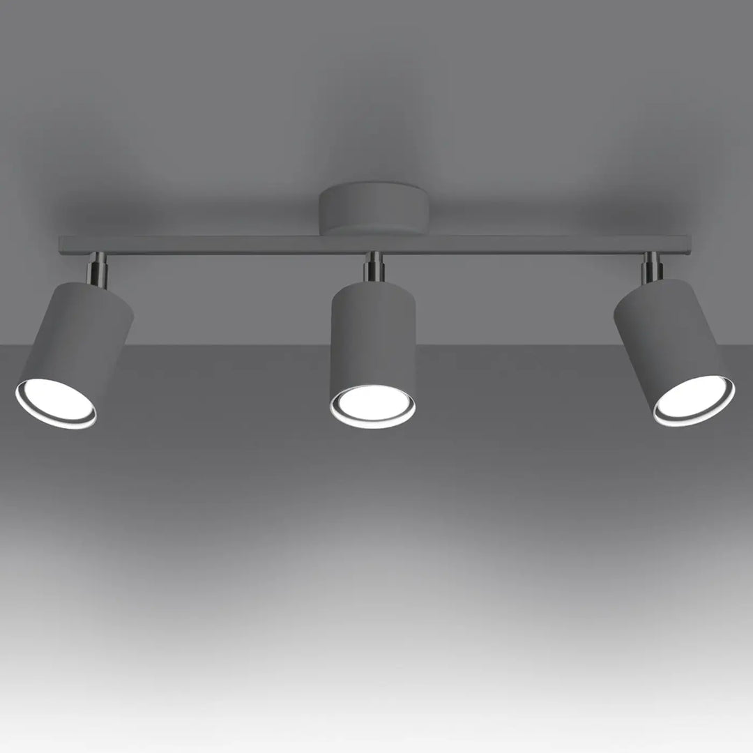 Luminaire plafonnier blanc allumé