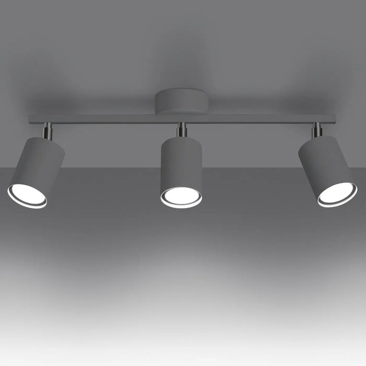 Luminaire plafonnier blanc allumé