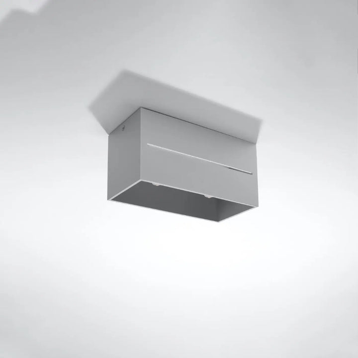 Luminaire plafonnier gris éteint