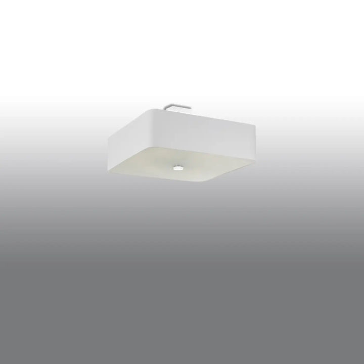 Luminaire Plafonnier blanc éteinte, vue rapprochée