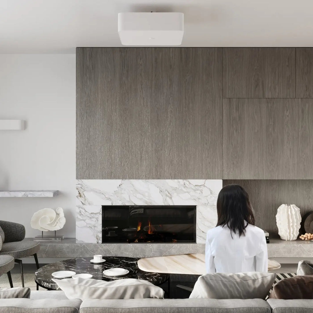 Luminaire Plafonnier blanc dans un intérieur contemporain