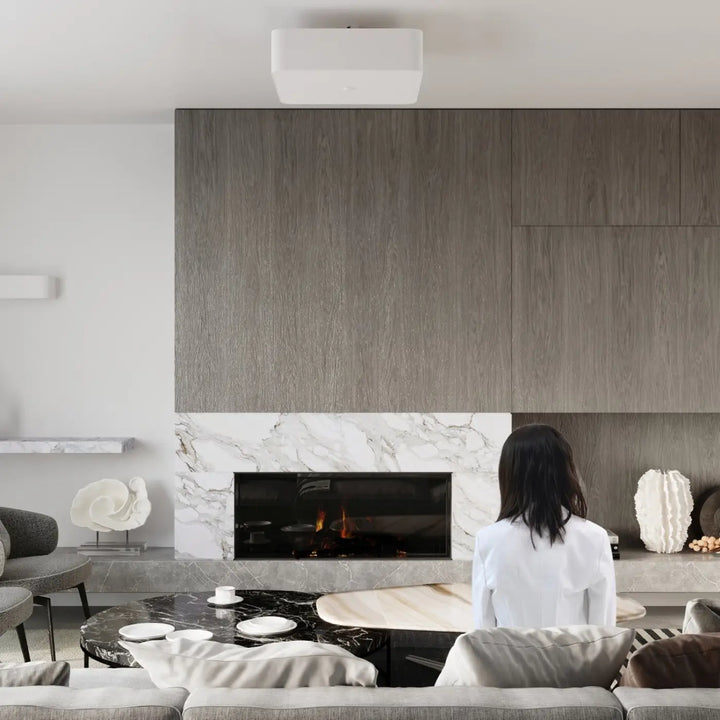 Luminaire Plafonnier blanc dans un intérieur contemporain