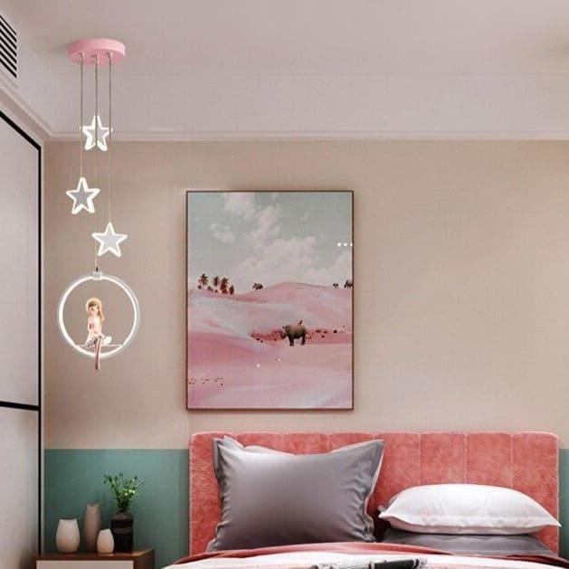 plafonnier chambre fillette 