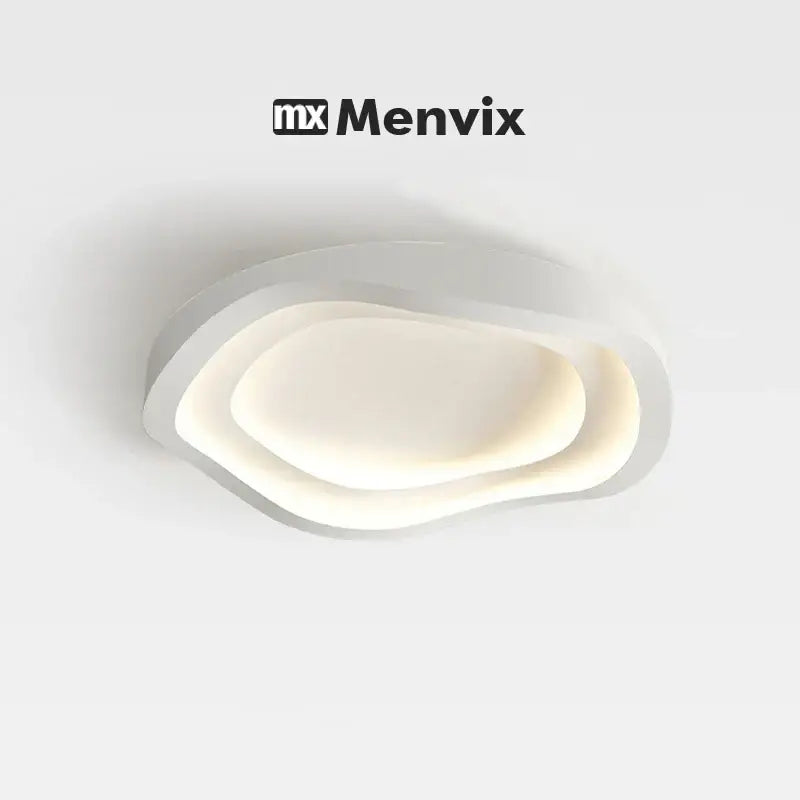 Plafonnier Contemporain Courbes Naturelles Et LED Intégré

