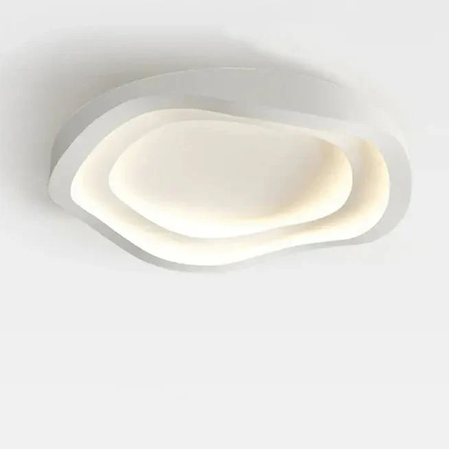 Plafonnier Contemporain Courbes Naturelles Et LED Intégré

