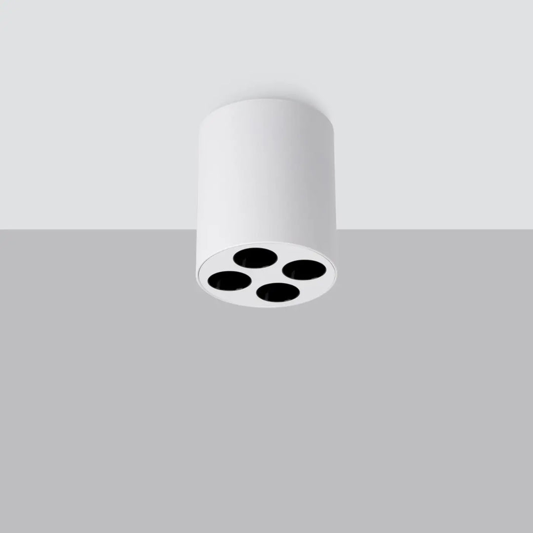 Plafonnier blanc éteint