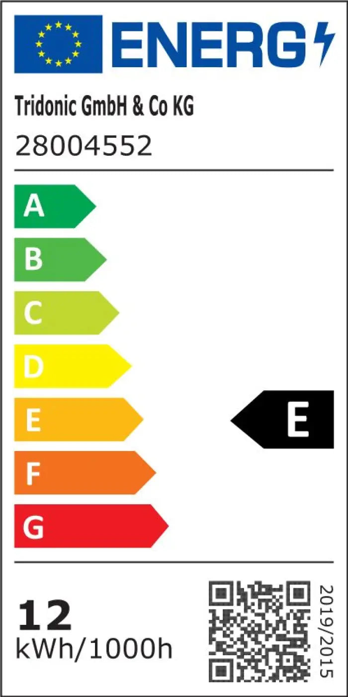 Étiquette énergétique blanche avec flèches vertes, jaunes et rouges pour luminaire plafonnier ivar beige led 4000k design expressif