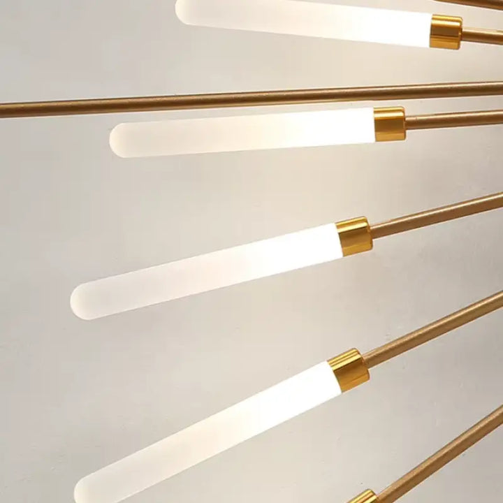 Plafonnier Design Italien Tubes Lumineux