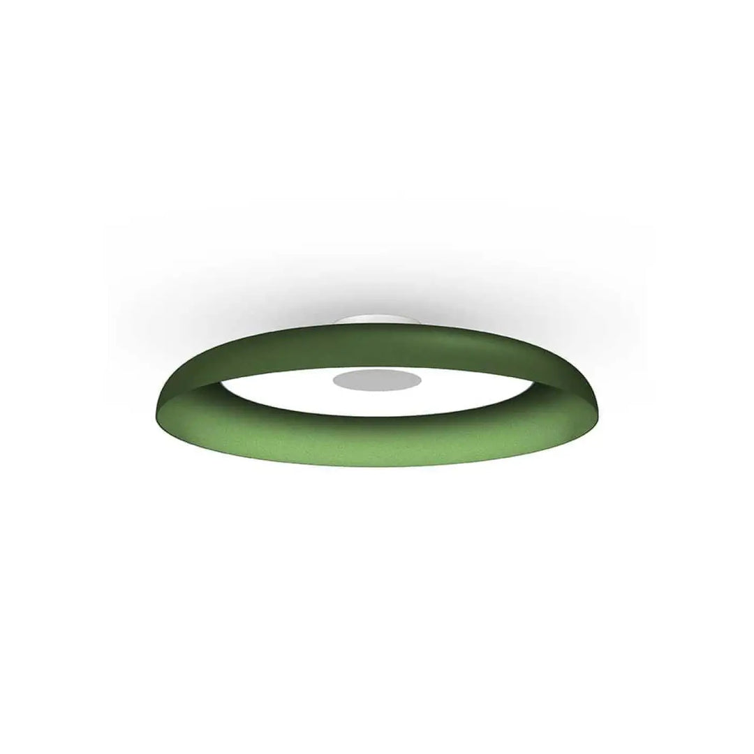 Plafonnier Nivél vert forêt de 56 cm