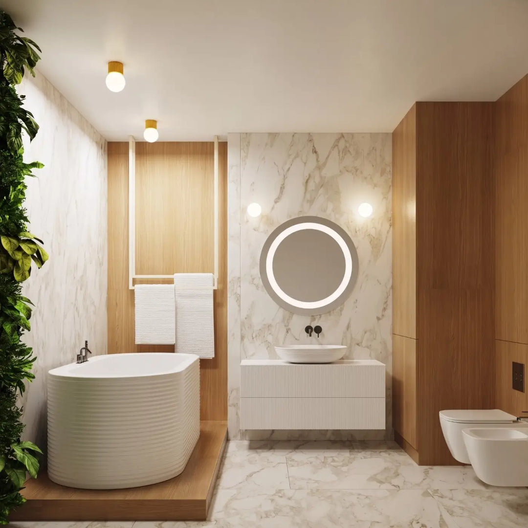 Luminaire Plafonnier jaune dans un intérieur contemporain