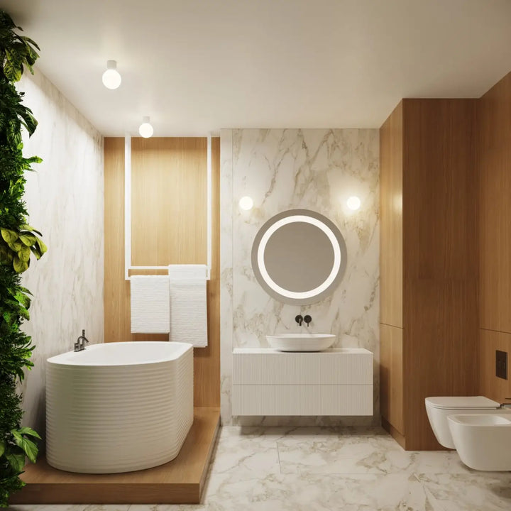 Luminaire Plafonnier blanc dans un intérieur contemporain
