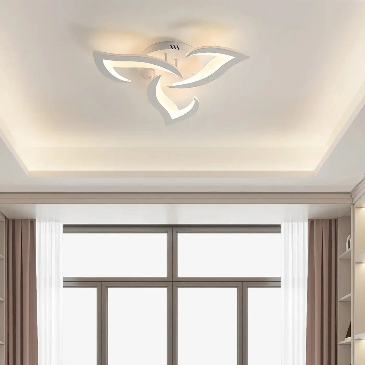Original White LED Ceiling Light Design for Interior Use, Pure Elegance ...