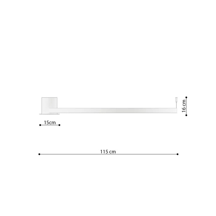 Luminaire plafonnier rio 110 3000k blanc avec modules led et design unique pour une efficacité lumineuse élevée
