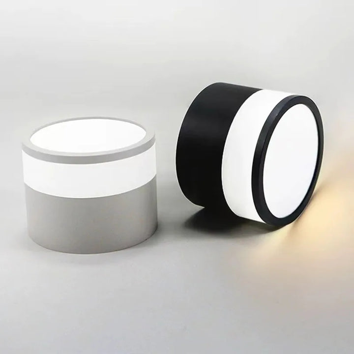 Plafonnier led cylindre design moderne style minimaliste