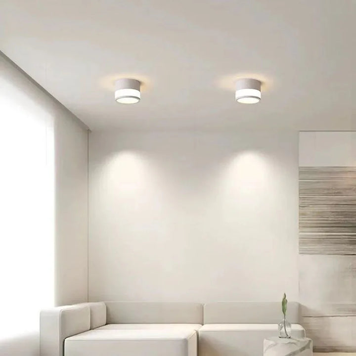 Plafonnier led cylindre design moderne style minimaliste