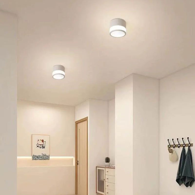 Plafonnier led cylindre design moderne style minimaliste
